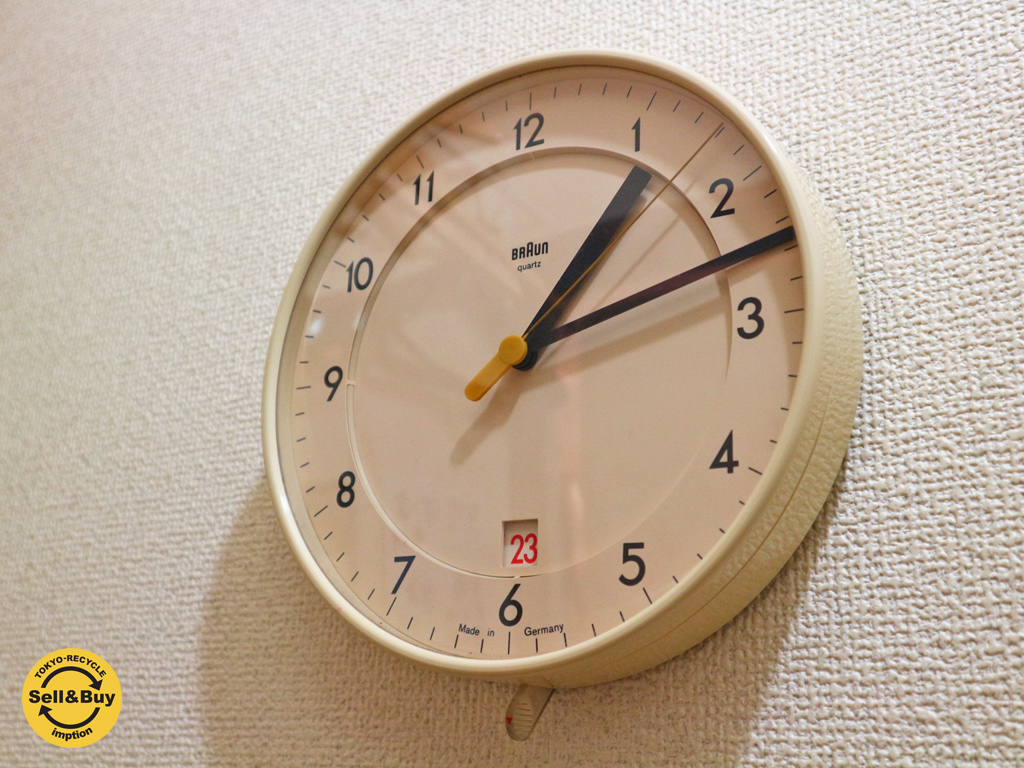 当日出荷対応品 braun ブラウン ビンテージ ドイツ製 置時計 ...