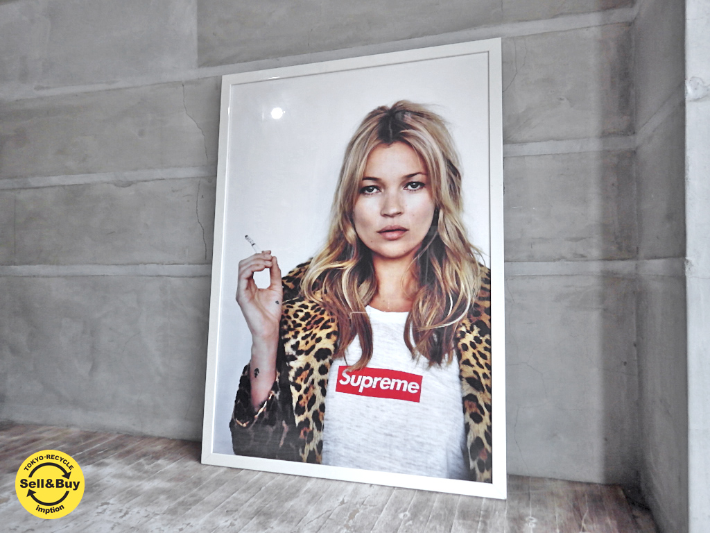 シュプリーム Supreme ケイトモス Kate Moss Leopard ポスター 額装 ...