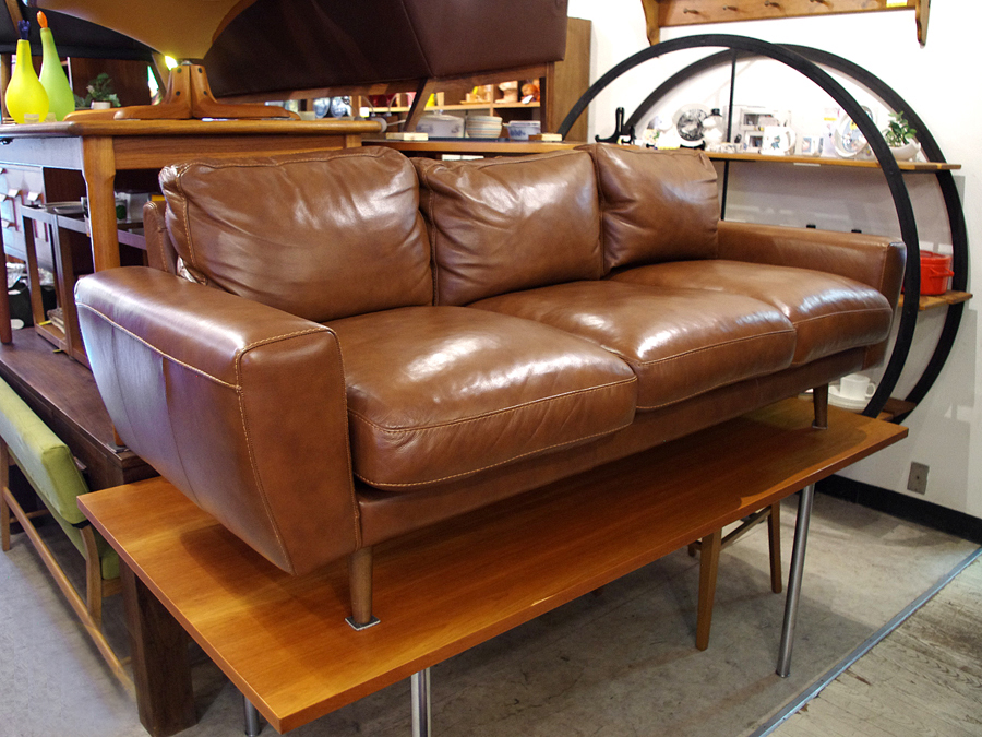 特別訳あり特価】 unico MOLN Leather sofa ユニコ モルン レザー