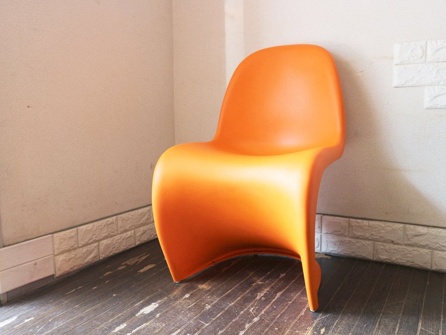 vitra panton chair パントンチェア2脚オレンジ、イエロー-