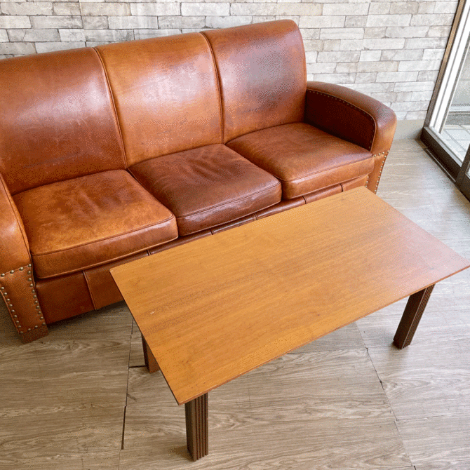 トラックファニチャー TRUCK FURNITURE レザーソファ LEATHER SOFA L-3