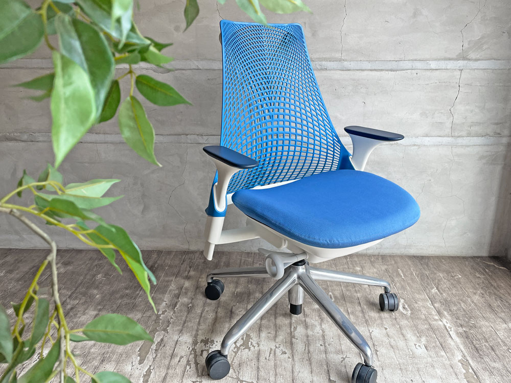 SAYL Chair セイルチェア 白/ポリッシュドベース
