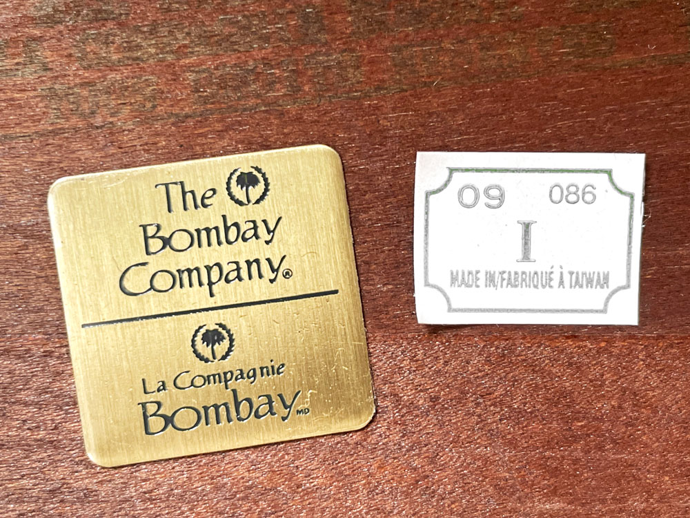 ボンベイカンパニー The Bombay Company コンソールテーブル デスク