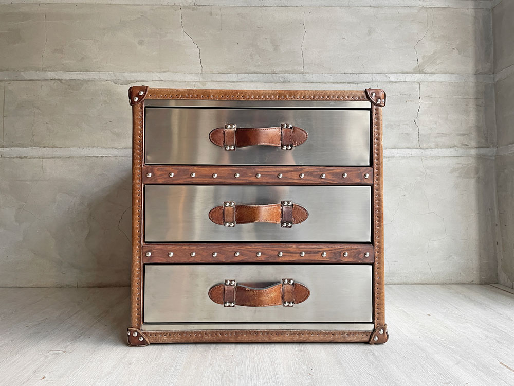 レストレーション ハードウェア Restoration Hardware メイファ スチーマー トランク MAYFAIR STEAMER